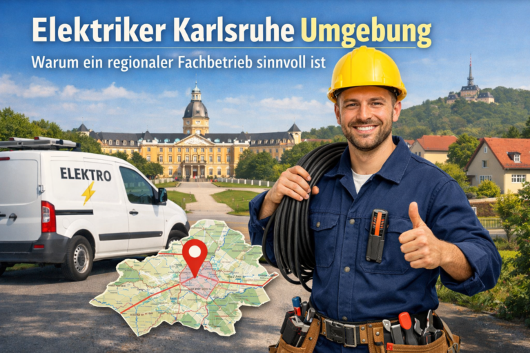 Elektriker Karlsruhe Umgebung – Warum ein regionaler Fachbetrieb sinnvoll ist