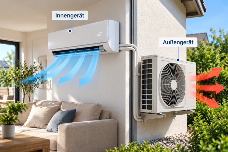 Wie funktioniert eine Klimaanlage? Innengerät und Außengerät einfach erklärt